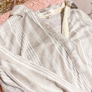 Eden & Olivia Striped Top